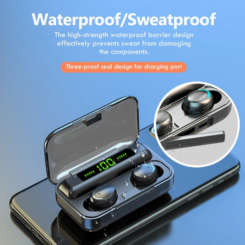 TWS Bluetooth 5.0 Wireless Premium Earphones with Charging Box and Built-in Microphone:圖片 3